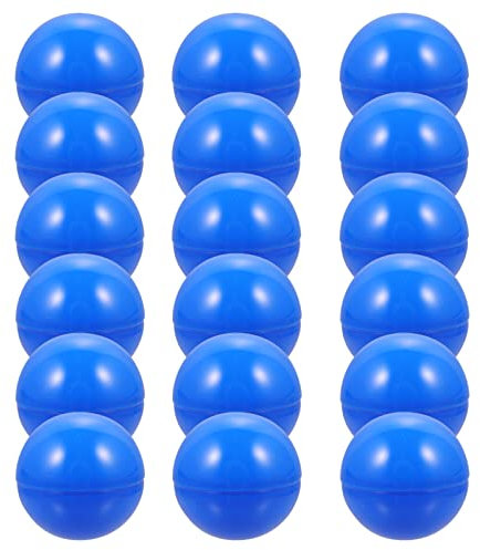 Amosfun Hohl Bingo Lotto Spiel Kugel 25 Stücke Kunststoff Bälle Verlosung Bälle Tischaktivität Fillable Osterei Spielzeugautomat Kapseln