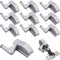 10pcs Lámpara LED Bisagra Lamp para Bisagras de Armarios Luz Universal Gabinete Armario Bisagra LED Color Blanco Cálido para Cocina Muebles Armario Puerta Del Armario Bisagra