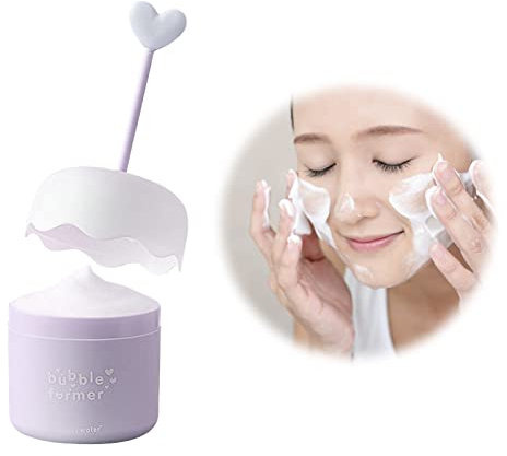 Gesichtsreiniger Foamer Cup Cute Face Cleanser Bubbler Travel Skin Care Foam Maker Tragbarer Gesichtsreiniger Foam Maker Cup für Mädchen Face Wash Shower Tools