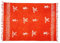 Pareo Sarong Strandtuch Damen - Wickelrock Strand - Handtuch Blickdicht als Wickeltuch oder Handtuchkleid und Wickelkleid Damen - Handarbeit aus Fair Trade Herstellung Batik Orange Tiere