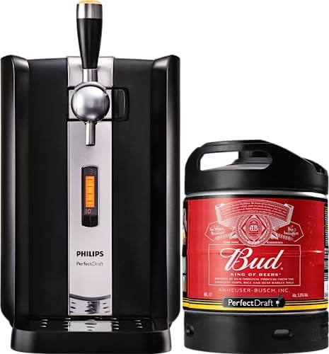 Pack tireuse à bière PerfectDraft + 1 fût de bière - Idée cadeau (Bud)
