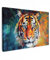 MuchoWow© Impression sur Toile Photo Peinture 120x80 cm Tableau Decoration Murale Chambre Salon Maison Deco Cuisine Tigre - Animaux - Peinture à l'huile - Art