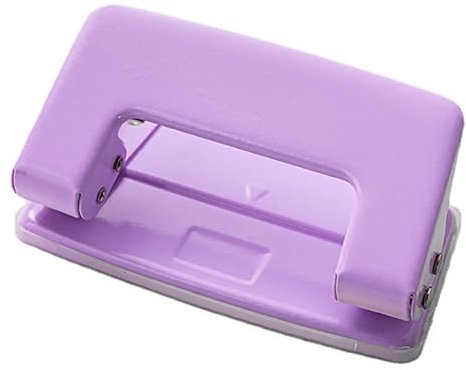 Perforateur à 2 Trous, Mini Perforateur Portatif en Métal pour Papier de 6mm, Compact et Léger pour Étudiants et Bureau, Organisateur de Fichiers et Documents, Violet