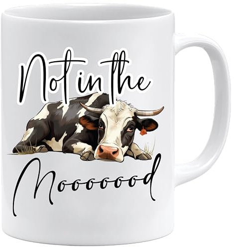 Funny Work Mug | Cow Parodies | Gifts for Mum | Birthday Gifts for Women | New Job Gifts | Mugs for Women | Leaving Gifts | Gifts for Animal Lovers | Christmas Birthday Present (Cow 6)