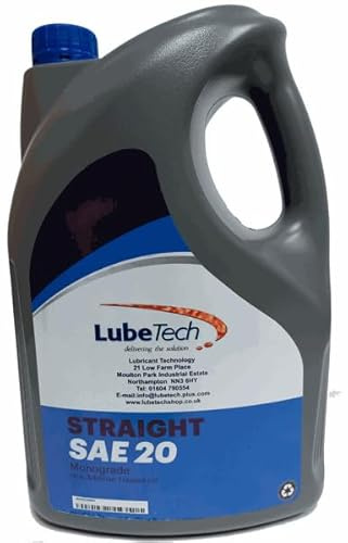 SAE 20 ENGINE OIL NON DETERGENT FOR CLASSIC & VINTAGE ENGINES 5 LTR