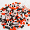100 g Halloween Tortendeko Essbar, Zuckeraugen Essbar, Grabstein Cupcake Topper, Kürbis Dessertstreusel, Tortenaufleger Halloween, Muffin Deko Essbar Halloween, zum Dekorieren von Kuchen