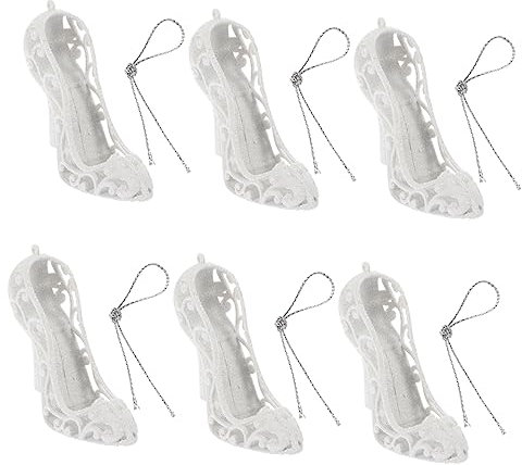 ORFOFE 6stücke High Heels Weihnachtsbaum Dekorationen Süße Anhänger Für Festliche Anlässe Als Christbaumschmuck Für Partys Und Feiern