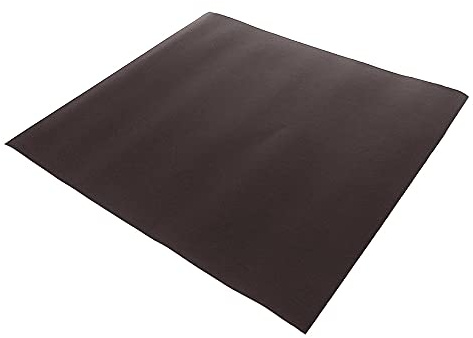 LIMAC Design TAQUA Fireplace Mat for Stoves and Fireplaces in Fire Retardant Faux Leather, Protection for Delicate Floors, Parquet and Ceramics, Non-Slip Mat, Made in Italy
