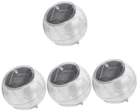 Kisangel 4 Stück Schwimmende Lichter Led-solarleuchten Led- Schwimmende Pool-solarleuchten Dekorative Poolbeleuchtung Solar-led-poolbeleuchtung Schwimmende Solarleuchten Acryl Weiß