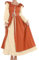 Renaissance Kleid Damen Mittelalter Renaissance Faire Kleid Langarm Irisches Kleid Retro Viktorianische Kostüm Halloween-Kostüme Halloween Kostüm Damen