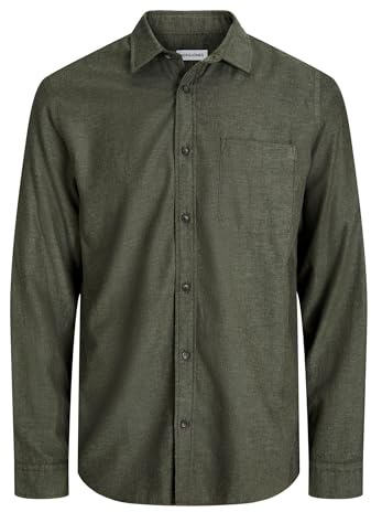 Jjeclassic Melange Shirt L/S Sn Pls - Plus Size