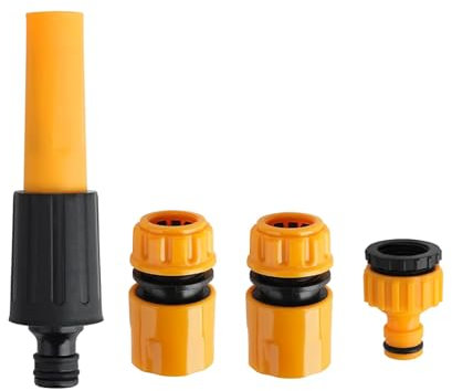 Set di raccordi per tubo da giardino, connettore per tubo dell'acqua, connettore rapido per arresto dell'acqua, adattatore 2 in 1 per giardino