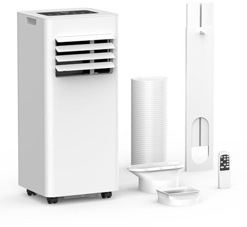 Air Conditioning Unit 9000 BTU, Portable Air Conditioner with 4-in-1 Function, Air Cooling, Ventilation, Dehumidifying and Sleep Mode with 24H Timer