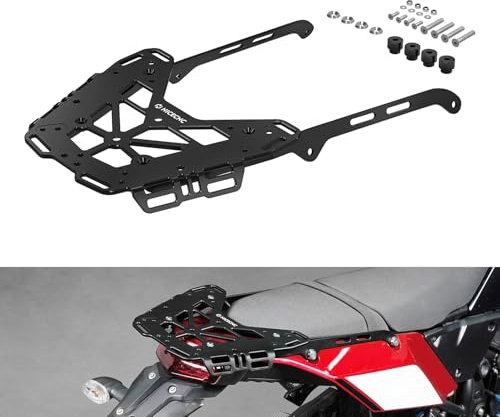 NICECNC Porte-Bagages arrière de Moto Compatible with Tenere 700 / XTZ 700 2019-2023, Porte-Extension de Rack Cargo