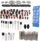 121Pcs Electric Sander Accessories Kit, High Speed Steel Small Circular Saw Blades, Sandpaper Rings, Metal Cutter, Power Tools for Cutting Grinding Trimming
