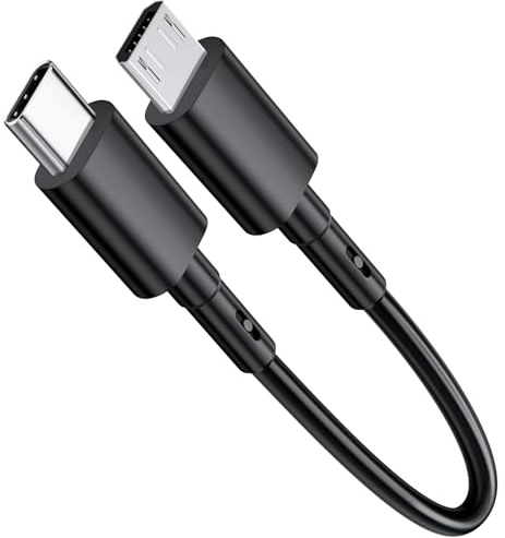 Cavo USB C a Micro USB 1 m, tipo C a Micro Tipo B, cavo dati a caricatore Android, cavo di ricarica per Galaxy S7/S4/J3/J5/J7, PS4 Controller Caricatore per Amazon Fire Tablet