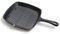 ToCis Big BBQ Malvi poêle à frire 22,5 cm fonte carrée rainurée pré-culottée 22,5x5x22,5 cm
