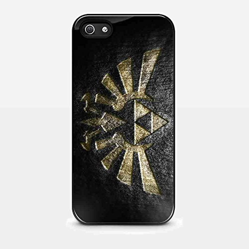 big triforce the legend of zelda for Iphone Case (iPhone 5/5S black)
