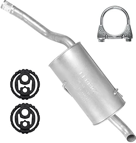 Adamot Endschalldämpfer Auspuff Endtopf für C8 807 2.0