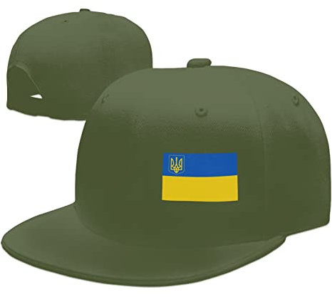 803 Baseballkappe Ukraine Wappen Flagge Trucker-Kappe Herren Snapback Mütze Mit Schweißband Vintage Basecap, Für Draußen, Golf, Frauen