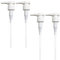 Dosierpumpe Pumpe,Pumpspender Dosierpumpe Sirupspender Dosierpumpe Ersatz Sirup Pumpe Wiederverwendbar Pumpaufsatz für 1000ml und 28/410 Gewindebehälter Flasche(COLOR:4 Stück)