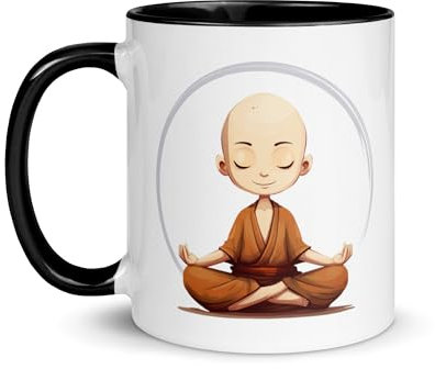 Taza de meditación Zen Relajación Serenidad Yoga Paz Conciencia Espiritualidad Budismo - Regalo original Fiesta Cumpleaños