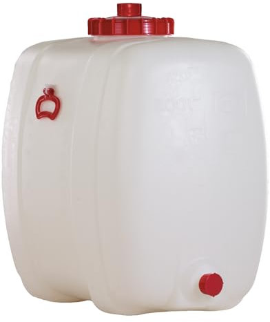 Graf Universal-Fass 200 Liter oval aus lebensmittelechten PE - Wasserkanister, Kanister, Gärbehälter, Fass, Wasserbehälter, Mostfass, Wasserfass, Fass mit Deckel, Kunststofffass, 200 Liter fass