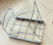 Cubo de basura extraíble estante para cubo, color blanco, sistema de separación de residuos de cocina con mango deslizante, cubo de basura reciclado para armario de cocina, fregadero