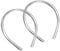 10 Pcs 1.5mm Metal Thin Wire Headband Smooth for DIY Craft Hair Holder Silver