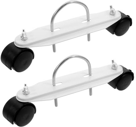 FELTECHELECTR Portable Electric Heater Base Roller Wheels Sturdy Support Bracket for Radiators Oil Heater Caster Kit Easy to Move