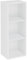 Blisswood Wooden Bookcase, 3 tier Bookshelf Storage Shelves, Cube Storage unit, Narrow shelving unit for Home, living room display shelves, bedroom and office furniture (White)