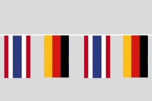 Everflag Party-Flaggenkette : Deutschland - Thailand Länge ca.: 6,20m