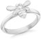 Tuscany Silver Ring Rhodiniert Sterling Silber Biene - Größe P