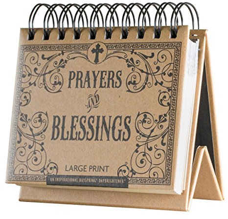 Flip-Kalender – Gebete und Segen großer Druck, 5 1/4W x 4 1/4H