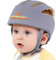 IULONEE Baby Helm Kleinkind Schutzhut Kopfschutz Baumwolle Hut Verstellbarer Schutzhelm Grau