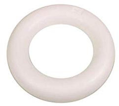 CREATIV DISCOUNT Styroporform, Ring voll, 10 cm, 1 Stück