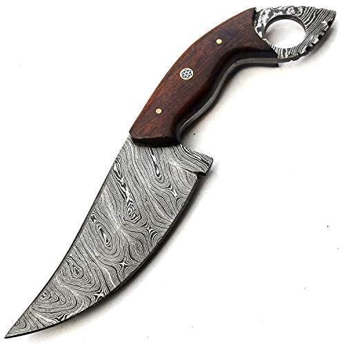 coltelli damasco – coltello in acciaio damasco fatto a mano – mini coltello in acciaio damasco di qualità garantita, 9683