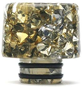 Without brand Forma Colorido Mushroom Resina 510 Drip Tip 510 en Forma for el Hilo atomizador vaporizador Tanque RBA RTA RDTA (Color : Yellow in Colorful)