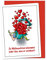 Süße XL Weihnachtskarte Weihnachtsherzen - Jeder bekommt das, was er verdient - von Herzen kommende Weihnachtsgrüße für Familie, Verwandte, Freunde und Kollegen - inkl. Umschlag (DIN A5)