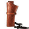 Hulara geprägtes Westernholster aus Leder Heritage 22 Holster .38 .44 .45 .357 .358 Cowboy Holster für Revolver 4 bis 8 Heritage Rough Rider Lederholster (Braun, Links)