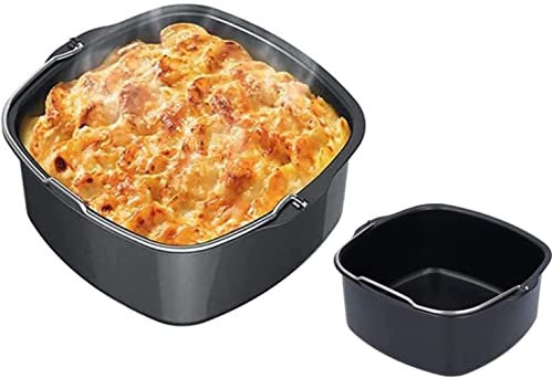 LANTRO JS Accessori per friggitrice ad aria, padelle per friggitrice ad aria, torte e pizza, stampo per HD9925 HD9860 HD9905 01 (7/18 cm)