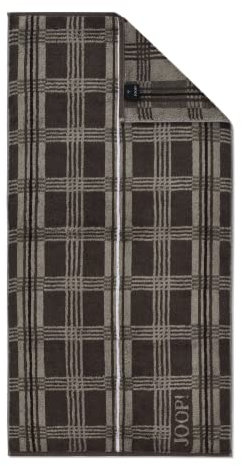 JOOP! Saunatuch Checks Checked 1685 | 36 graphit - 80 x 200