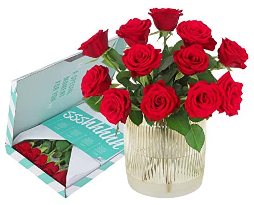 BloomPost Red Roses - Letterbox Gift - Fresh Flowers Delivered - Bouquet Perfect for Mothers Day, Birthdays, Anniversaries and Thank You Gifts - Next Day Free UK Delivery