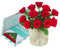 BloomPost Red Roses - Letterbox Gift - Fresh Flowers Delivered - Bouquet Perfect for Mothers Day, Birthdays, Anniversaries and Thank You Gifts - Next Day Free UK Delivery