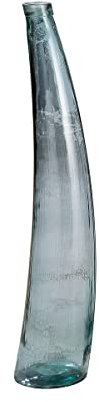 GILDE Corno 39198 Vase à Essence en Verre recyclé Hauteur 100 cm Diamètre 20 cm