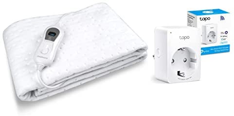 Medisana HU 665 Wärmeunterbett + TP-Link Smart WLAN Steckdose Tapo P110 mit Energieverbrauchskontrolle