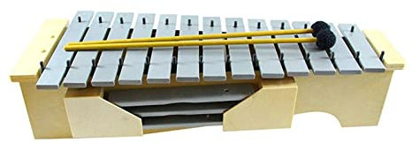 Xylophon High-Middle-Bass-Transposition Aluminiumplatten-Xylophon-Percussion 13-Ton-Box-Xylophon (Color : Treble)