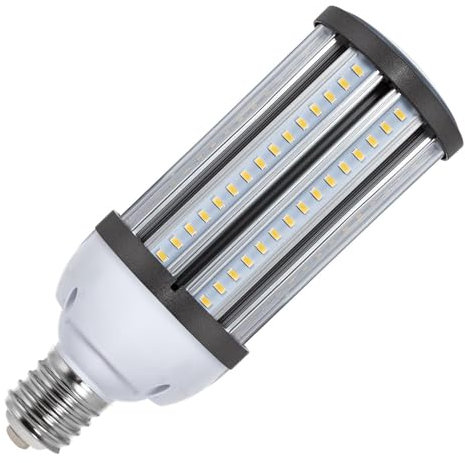 LEDKIA LIGHTING - Bombilla LED E40 40W | Alumbrado Público IP64 | Flujo Luminoso 4000 lm | Vida Útil 50,000 Horas | Eficiencia Energética | Resistente a Vibraciones, Blanco Frío 5500K, Aluminio