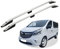 RC Royal Class Dachreling aus Aluminium eloxiert passend für Opel Vivaro L1 kurz (SWB) Baujahr ab 2001-2015 passgenau in Silber mit Allgemeiner Betriebserlaubnis (ABE)