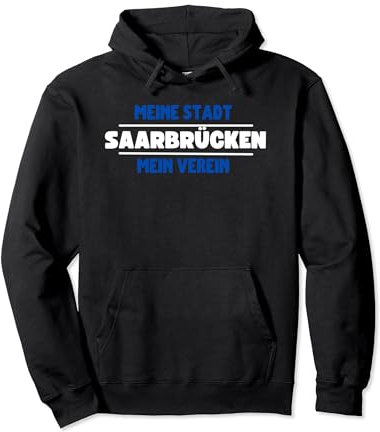Saarbrücken Fussball Fan Stadt Verein Club Herren Damen Pullover Hoodie